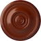 Ekena Millwork Raynor Ceiling Medallion (Fits Canopies up to 6"), Hand-Painted Firebrick, 20 5/8"OD x 1 3/8"P CM20BEFIF - alternate 1